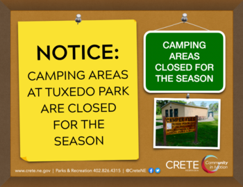 camping closed for season